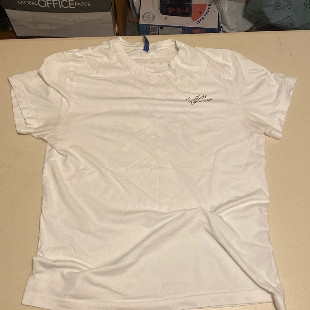 H&M White Signature Men's T-Shirt